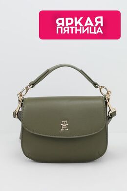 Tommy Hilfiger: Зелёная сумка  TH
