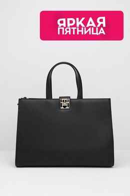 Tommy Hilfiger: Чёрная сумка  TH