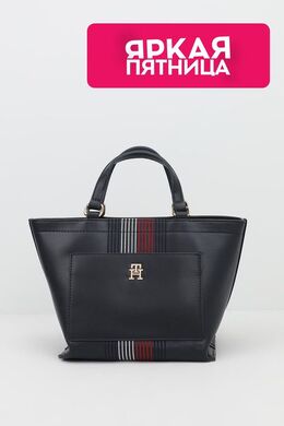 Tommy Hilfiger: Сумка  TH с принтом
