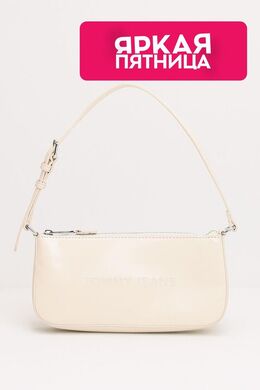 Tommy Hilfiger: Бежевая сумка 