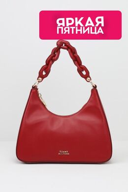 Tommy Hilfiger: Красная сумка  Soft
