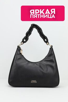 Tommy Hilfiger: Чёрная сумка  Soft