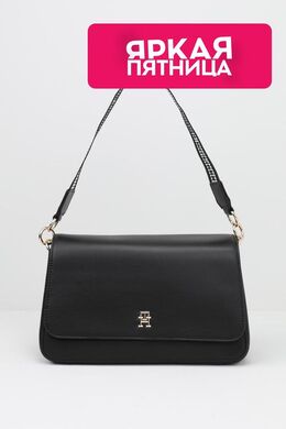 Tommy Hilfiger: Чёрная сумка  TH