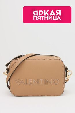 Valentino: Бежевая сумка 