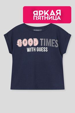 Guess: Хлопковая футболка 