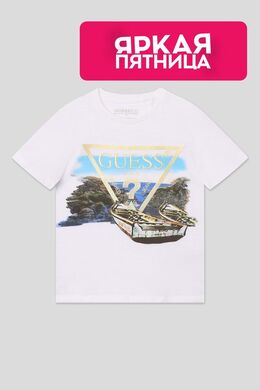 Guess: Хлопковая футболка 