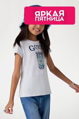 Guess: Хлопковая футболка 