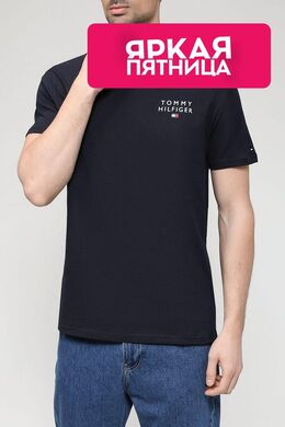 Tommy Hilfiger: Хлопковая футболка 