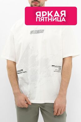 Guess: Хлопковая футболка 