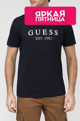 Guess: Хлопковая футболка 