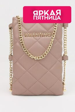 Valentino: Бежевая сумка 