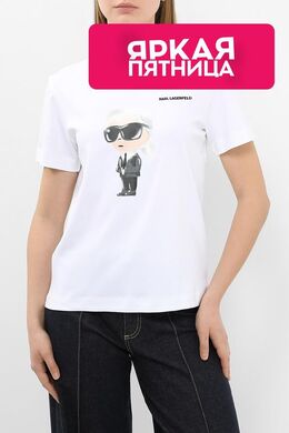 Karl Lagerfeld: Хлопковая футболка 