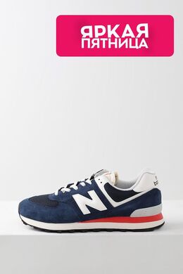 NEW BALANCE: Синие кроссовки  574