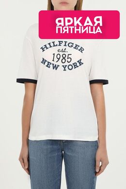 Tommy Hilfiger: Хлопковая футболка 