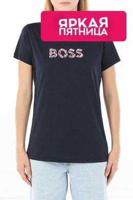 BOSS: Хлопковая футболка 