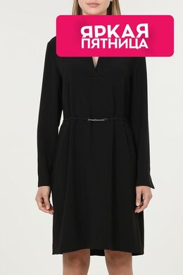 Calvin Klein: Платье с воротником 
