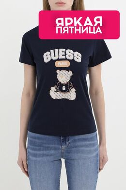 Guess: Хлопковая футболка 