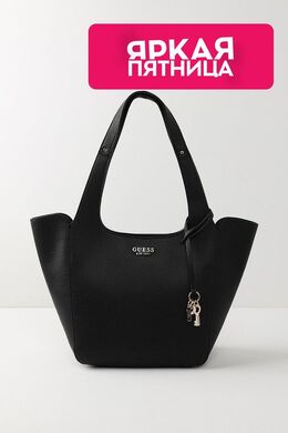 Guess: Чёрная сумка 