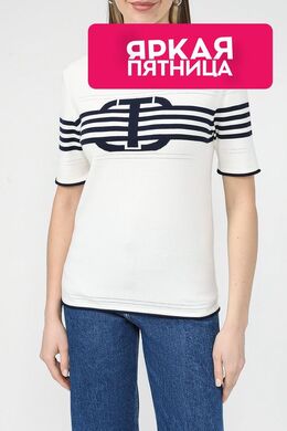 TWINSET: Белый свитер 