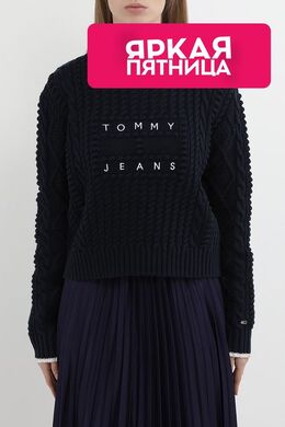 Tommy Jeans: Синий свитер 