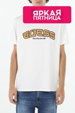 Guess: Хлопковая футболка 
