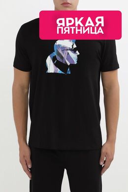 Karl Lagerfeld: Хлопковая футболка 