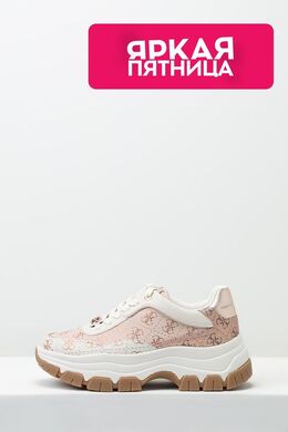Guess: Розовые кроссовки 