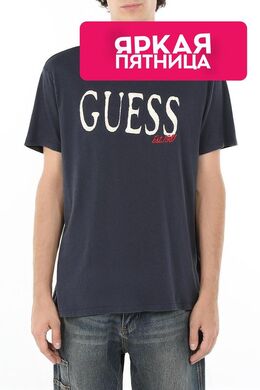 Guess: Хлопковая футболка 