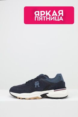 Tommy Hilfiger: Синие кроссовки  Runner