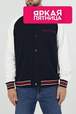 Tommy Jeans: Синяя толстовка 