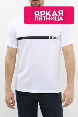BOSS: Хлопковая футболка 