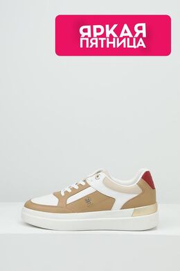 Tommy Hilfiger: Бежевые кроссовки 