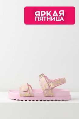 Guess: Розовые сандалии 