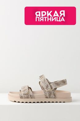 Guess: Бежевые сандалии 