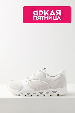 Geox: Серые кроссовки 