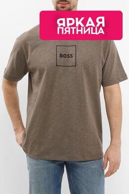 BOSS: Хлопковая футболка 