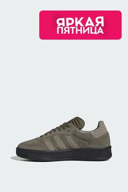Adidas: Коричневые кроссовки  Samba