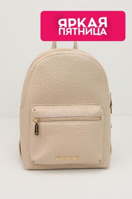 Valentino: Бежевый рюкзак 