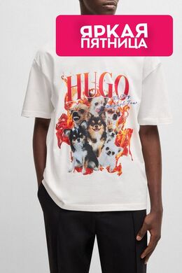 HUGO: Хлопковая футболка 