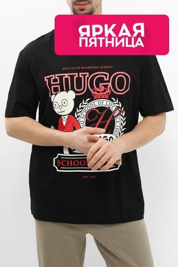 HUGO: Хлопковая футболка 