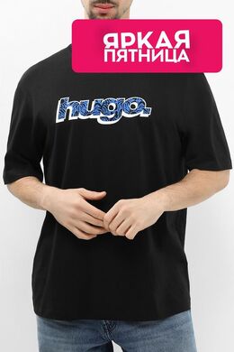 HUGO: Хлопковая футболка 