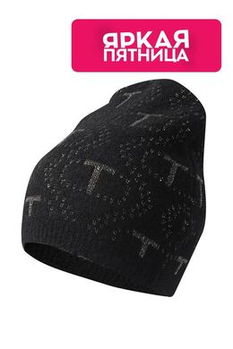 TWINSET: Шапка  Oval T с принтом