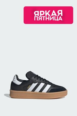 Adidas: Чёрные кроссовки  Samba