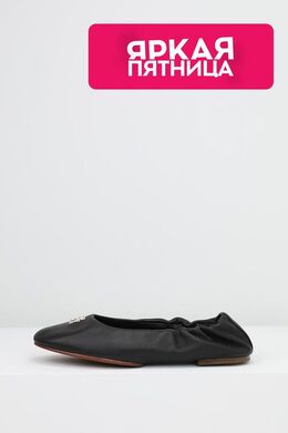 Tommy Hilfiger: Чёрные балетки 