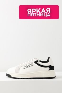 EMPORIO ARMANI: Белые кеды 