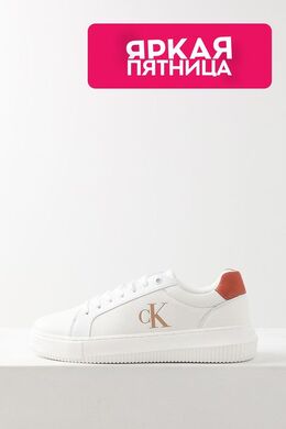 Calvin Klein: Белые кеды 