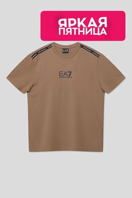 Ea7: Хлопковая футболка 