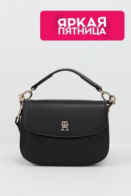 Tommy Hilfiger: Чёрная сумка  TH