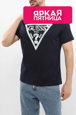 Guess: Хлопковая футболка 