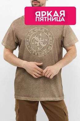 Guess: Хлопковая футболка 